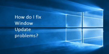How do I fix Window Update problems
