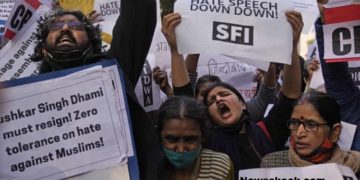 Arrests after female Muslim activists ‘put up for sale’ in fake auction in India