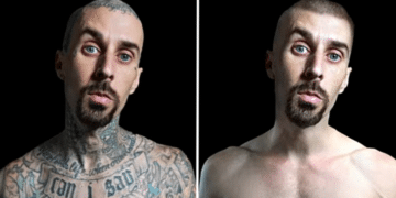 Travis Barker Is Unrecognizable Without His Face Tattoos in Machine Gun Kelly's New Music Video