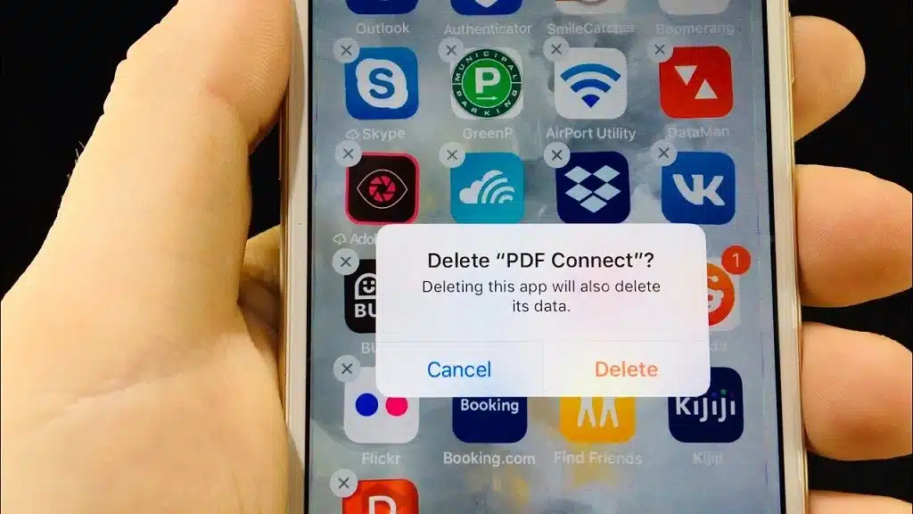 how to delete iPhone apps