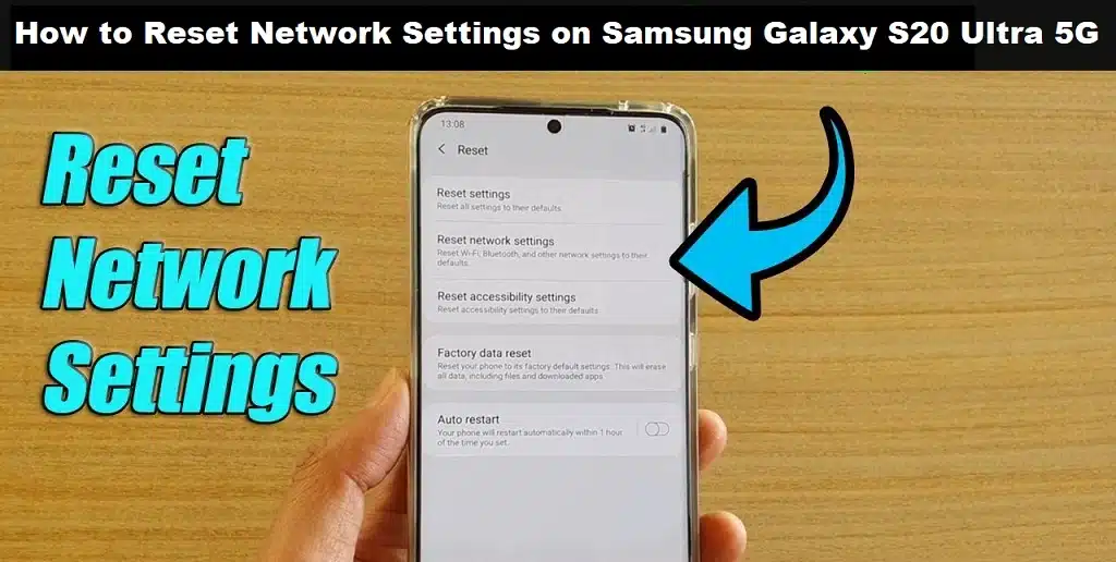 Reset Network Settings Samsung Galaxy S20 Ultra 5G
