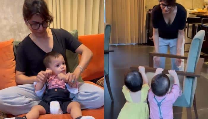 Samantha Ruth Prabhu Spends Quality Time With Her Godson, Plays With Chinmayi Sripada’s Twins